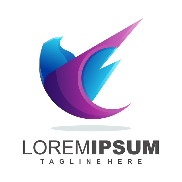 Logotipo de pájaro