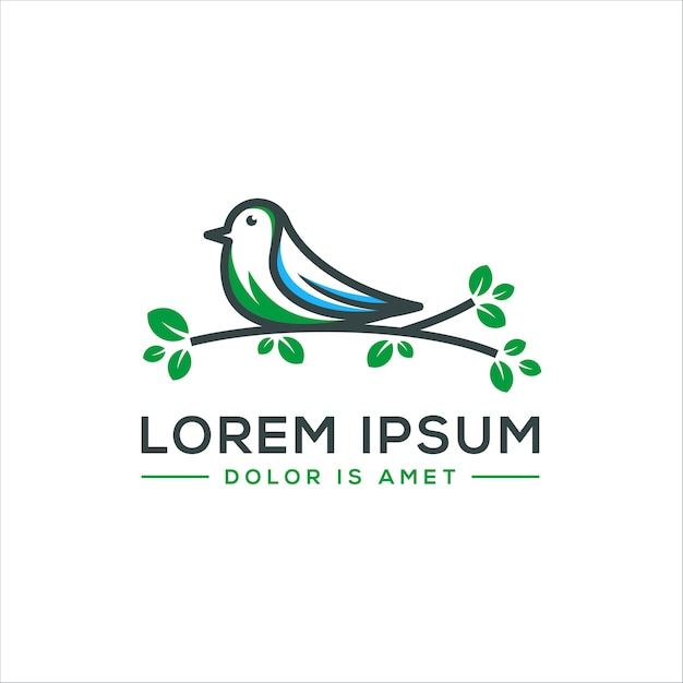 Logotipo de pájaro