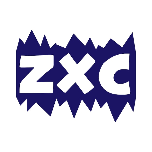 El logotipo de la palabra monograma creativo