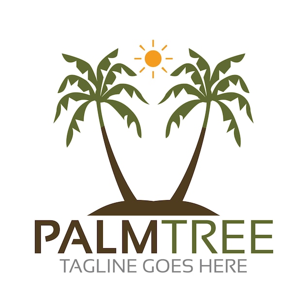 Logotipo de palmera