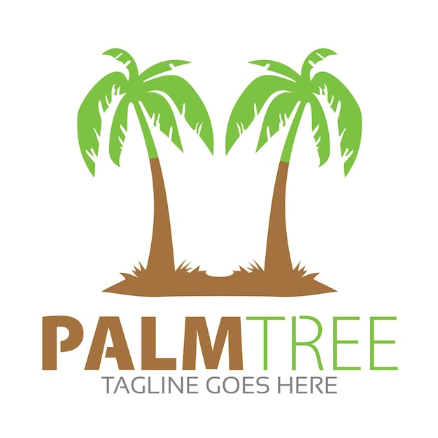 logotipo de palmera