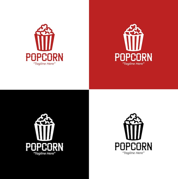 Logotipo de palomitas de maíz