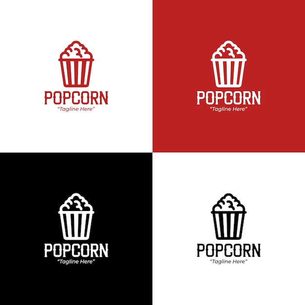 Logotipo de palomitas de maíz