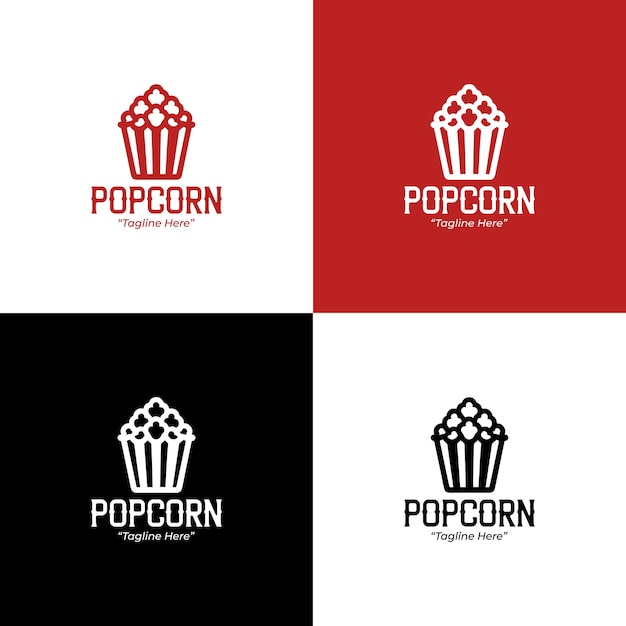 Logotipo de palomitas de maíz