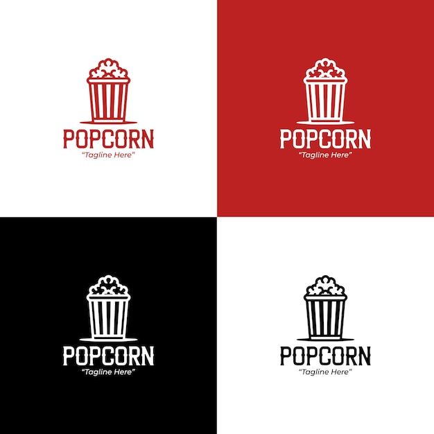 Logotipo de palomitas de maíz