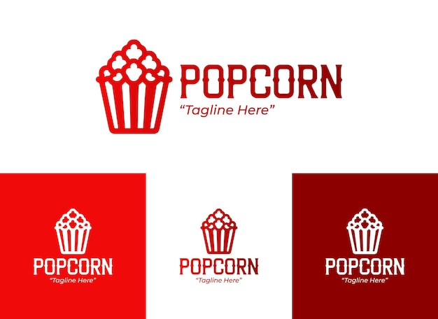 Logotipo de palomitas de maíz