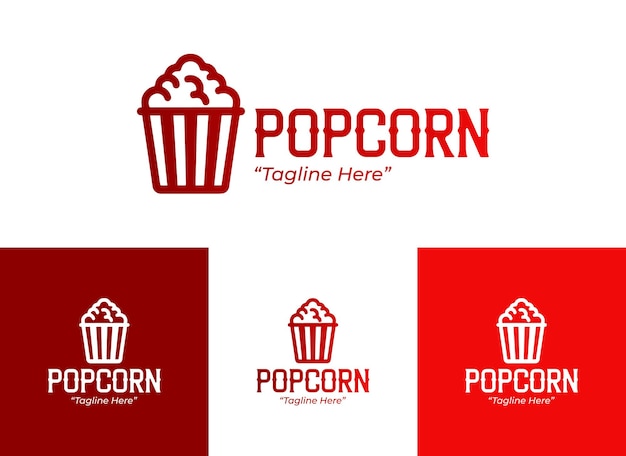 Logotipo de palomitas de maíz