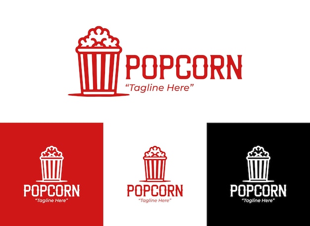 Logotipo de palomitas de maíz