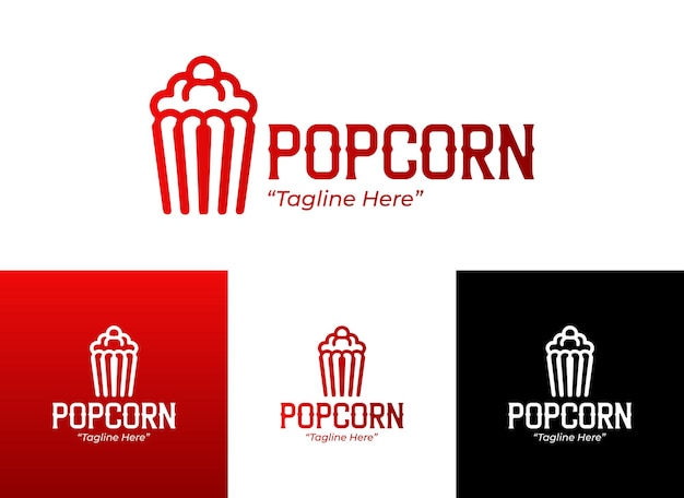 Logotipo de palomitas de maíz