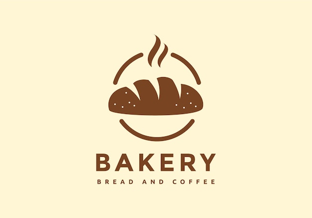 Logotipo de pan, perfecto para panaderías, cafés y más.