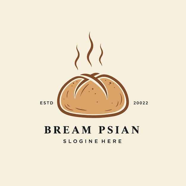El logotipo de la panadería Bream Psian