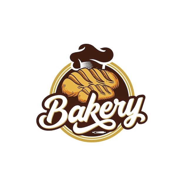 un logotipo de panadería con una imagen de un pastel de calabaza en él