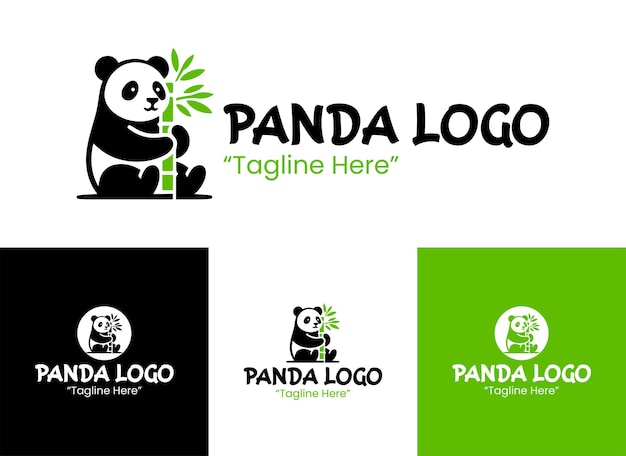 El logotipo del panda con el bambú