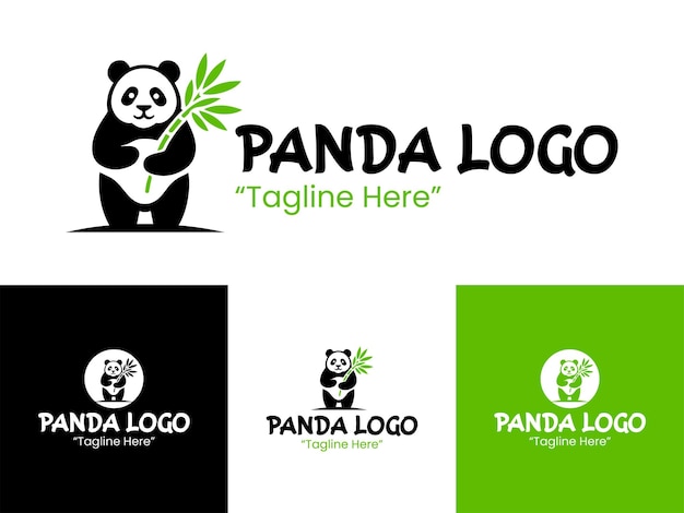El logotipo del panda con el bambú