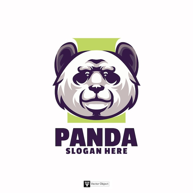 Logotipo de Panda Mascot
