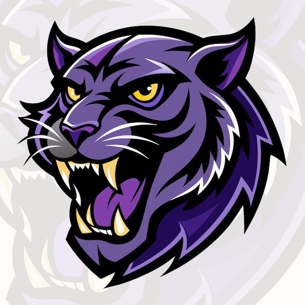 El logotipo de la pantera negra