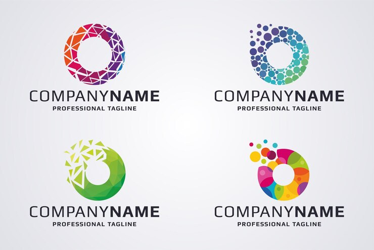 Logotipo de paquete de letras