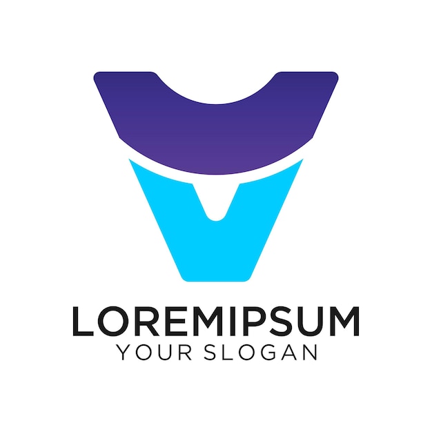 un logotipo para una pasta de dientes con un logotipo azul y púrpura