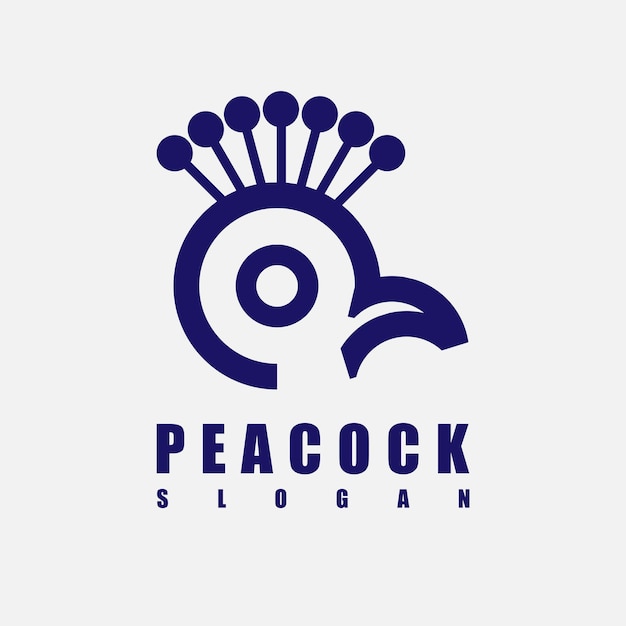 Logotipo del pavo real