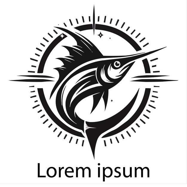 El logotipo de los peces cortos o su colección