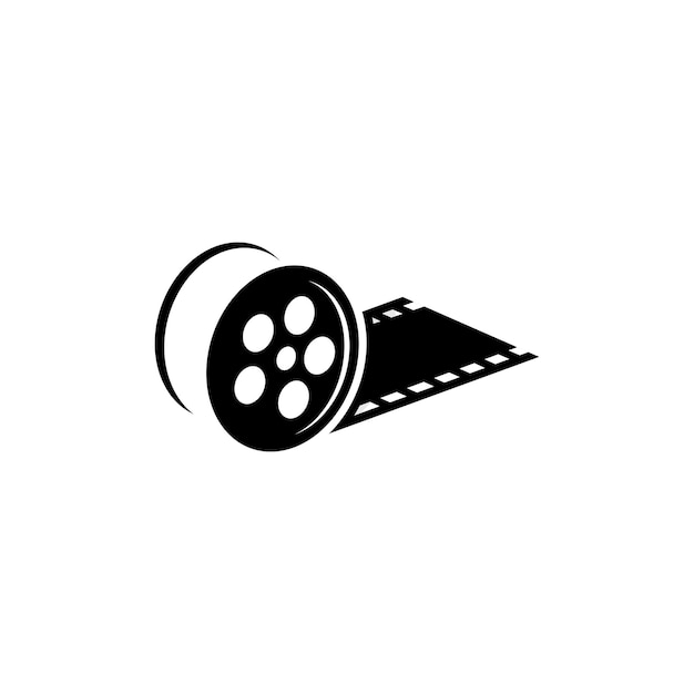 El logotipo de la película vectorial es la película de video.