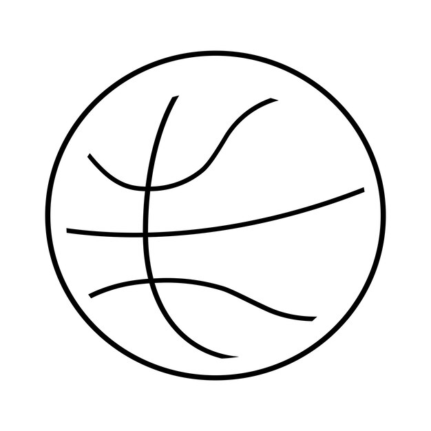 logotipo de la pelota de baloncesto