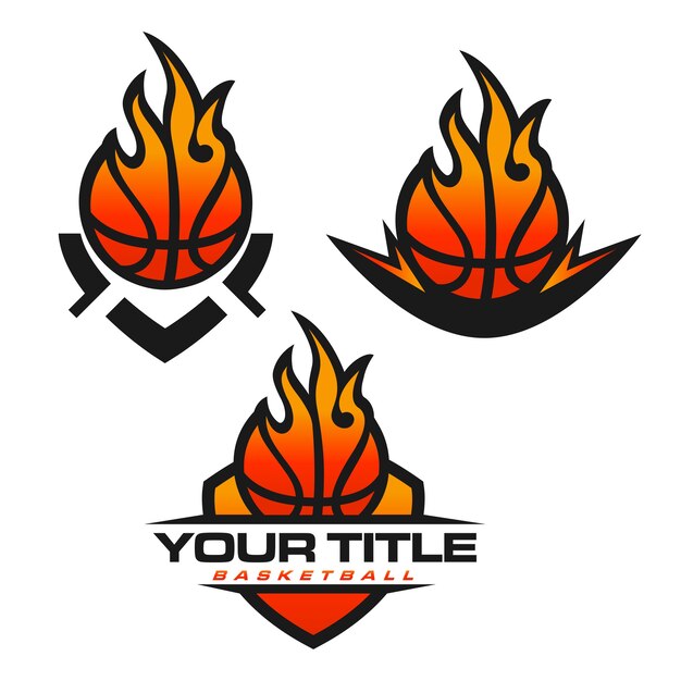 logotipo de la pelota de baloncesto