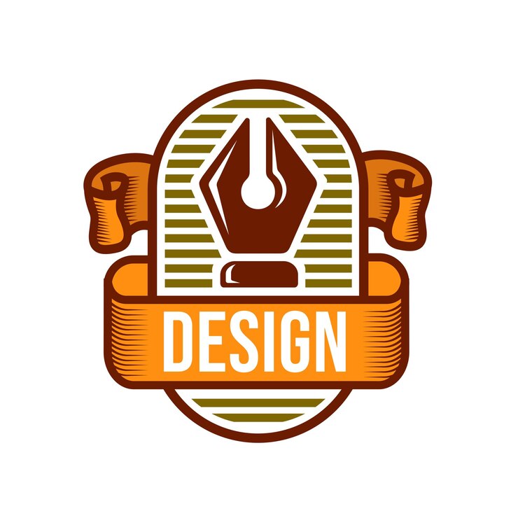 logotipo de pentool de diseño gráfico