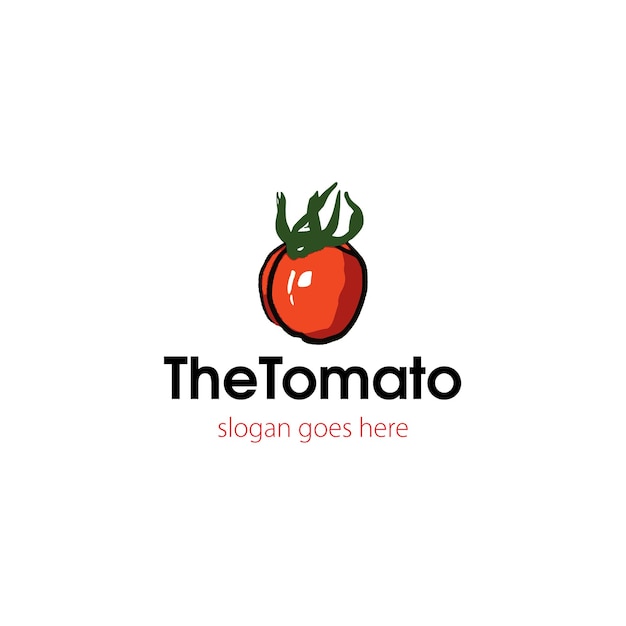 El logotipo de Pepper Vector y el logotipo de Tomato Vector