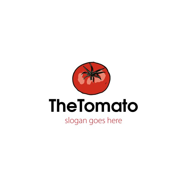 El logotipo de Pepper Vector y el logotipo de Tomato Vector