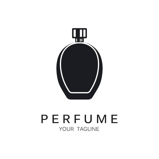 Logotipo de perfume icono vectorial ilustración diseño logotipo para tienda de perfumes de estilo de vida y empresa de marca