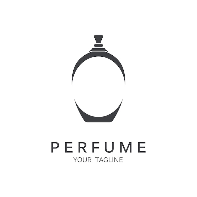 logotipo de perfume icono vectorial ilustración diseño logotipo para tienda de perfumes de estilo de vida y empresa de marca