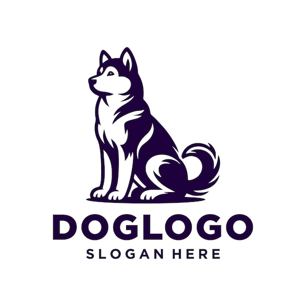 Logotipo de perro Diseño de logotipo de perro Inspiración plantilla de logotipo del perro