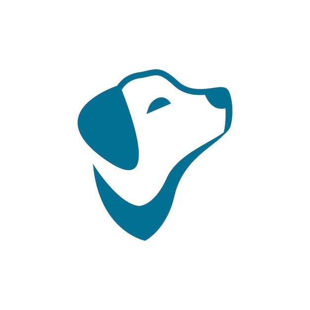 Logotipo de perro lindo simple