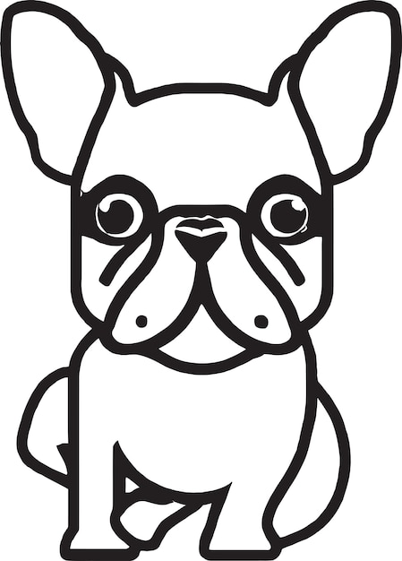 Logotipo de perro vectorial amoroso para su marca de perro amoroso y cariñoso
