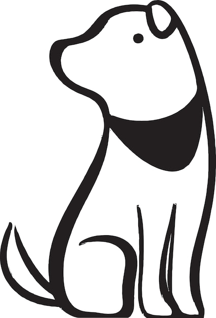Logotipo de perro vectorial confiable para su marca de perro confiable y confiable
