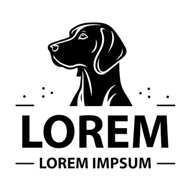 El logotipo del perro de Weimar