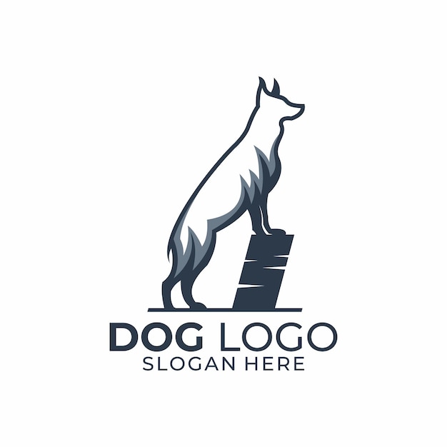 Vector logotipo de perro