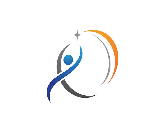 El logotipo del personaje humano