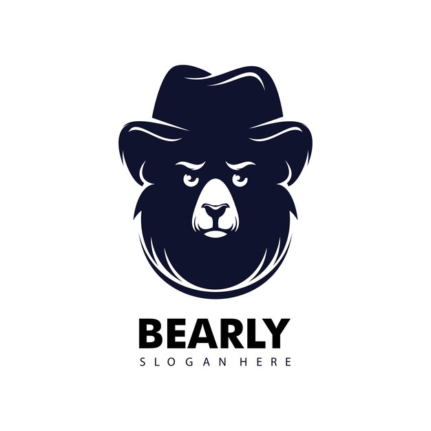 Logotipo del personaje del oso