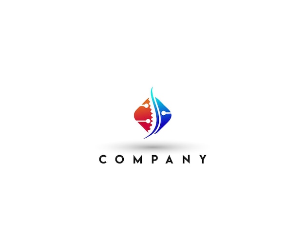 Logotipo de personas de atención médica de la columna vertebral de la clínica médica
