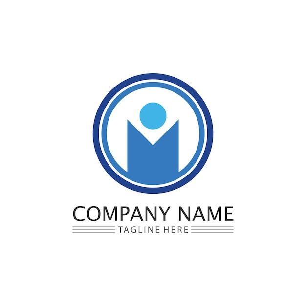 Logotipo de personas Equipo Succes personas trabajan Grupo y grupo comunitario Logotipo de empresa y empresa vector y diseño Cuidado Familia icono Succes logo