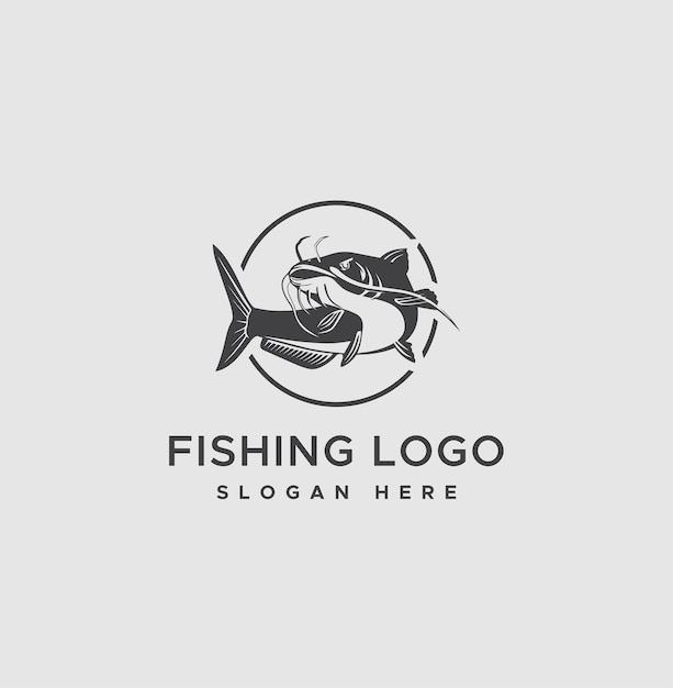 Vector el logotipo de la pesca bass el símbolo de la pesca la camiseta de pesca deisgn