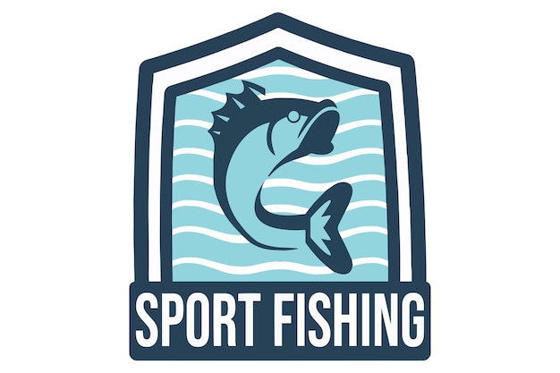 Logotipo pesca deportiva