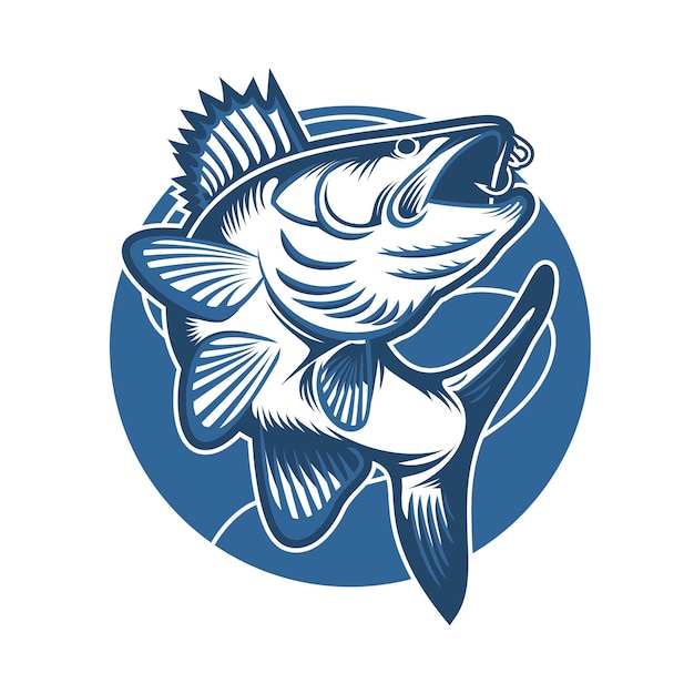 logotipo de pesca