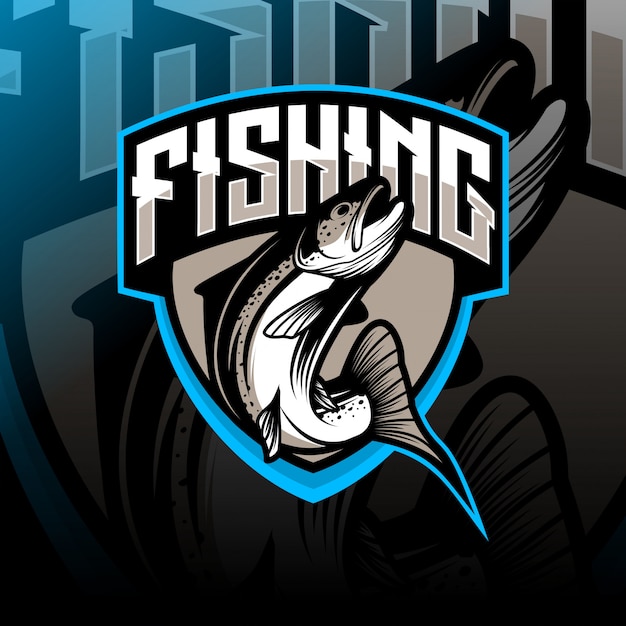 Logotipo de pesca