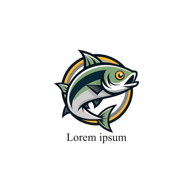 logotipo de pescado para la marca