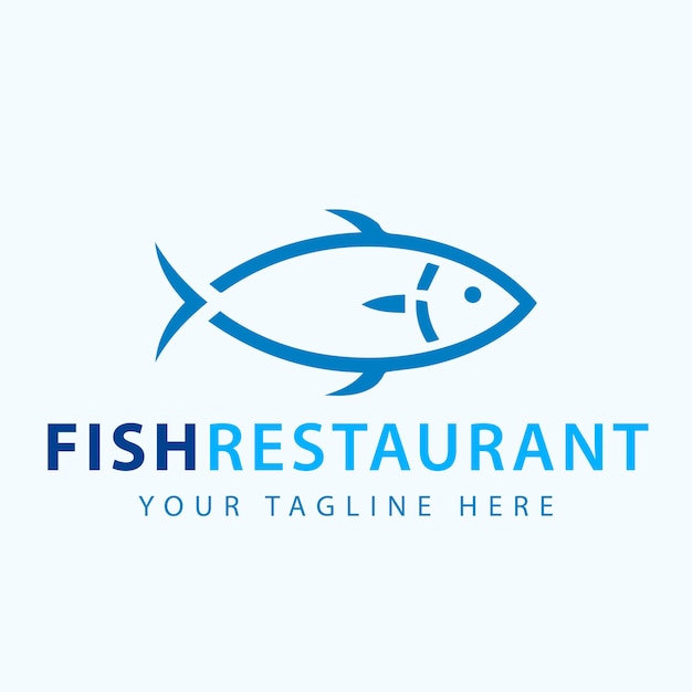 logotipo de pescado para restaurantes