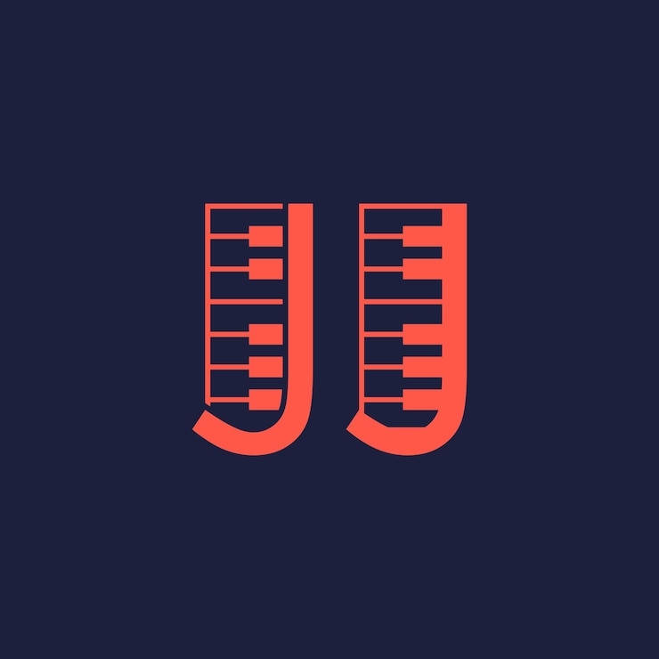 Vector logotipo de piano logotipo de teclado logotipo musical logotipo de teclado musical logotipo de teclas de piano logotipo de piano y notas