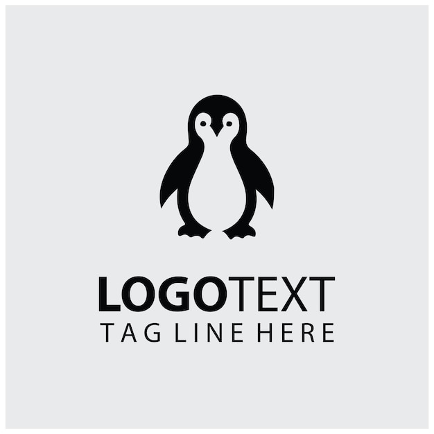 El logotipo del pingüino Ilustraciones vectoriales